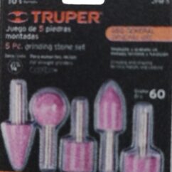 JUEGO PIEDRAS MONTADAS P/TALADRO 5 PZS JPM-5 TRUPER