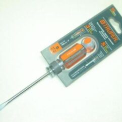 DESARMADOR PLANO BARRA RED 3/16X4 DR-3/16X4 TRUPER