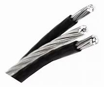 CABLE DE ALUMINIO AEREO 2+1 CALIBRE 4 (METRO)