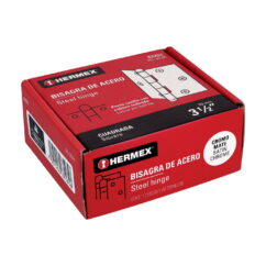 BISAGRA AC MATE CUAD 3-1/2 CAB RED BC-353R HERMEX