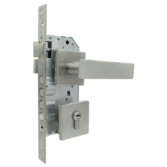 CERRADURA DELUXE ACERO INOX MANIJA L RECAMARA 6557 DEXTER