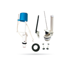 JUEGO HERRAJES P/WC PLAST BOLSA PSA001 COFLEX