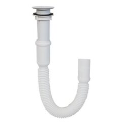 TRAMPA P/FREGADERO PVC FLEXIBLE BLANCA 9771