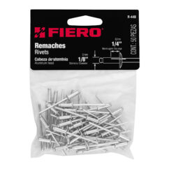 REMACHES C/ESPIGA BOLSA C/50PZ AGARRE 1/4 R-44B FIERO